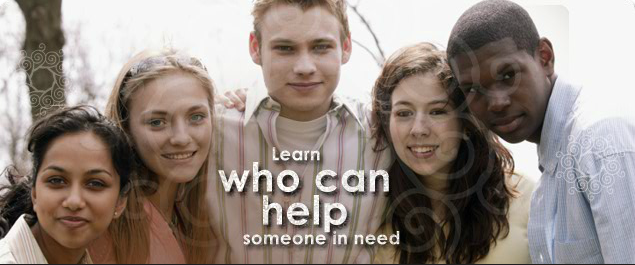 learn who can help someone in need